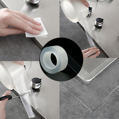 200 66 Cm Clear Caulk Self adhesive Tape For Kitchen Bathroom