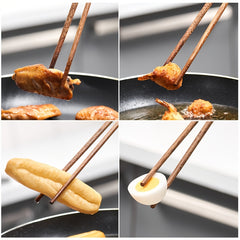 Wood Cooking Frying Chopsticks Extended Chopsticks Reusable Kitchen Supplies