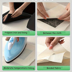 1pc Non woven Iron On Interlining Single Sided Adhesive Lining