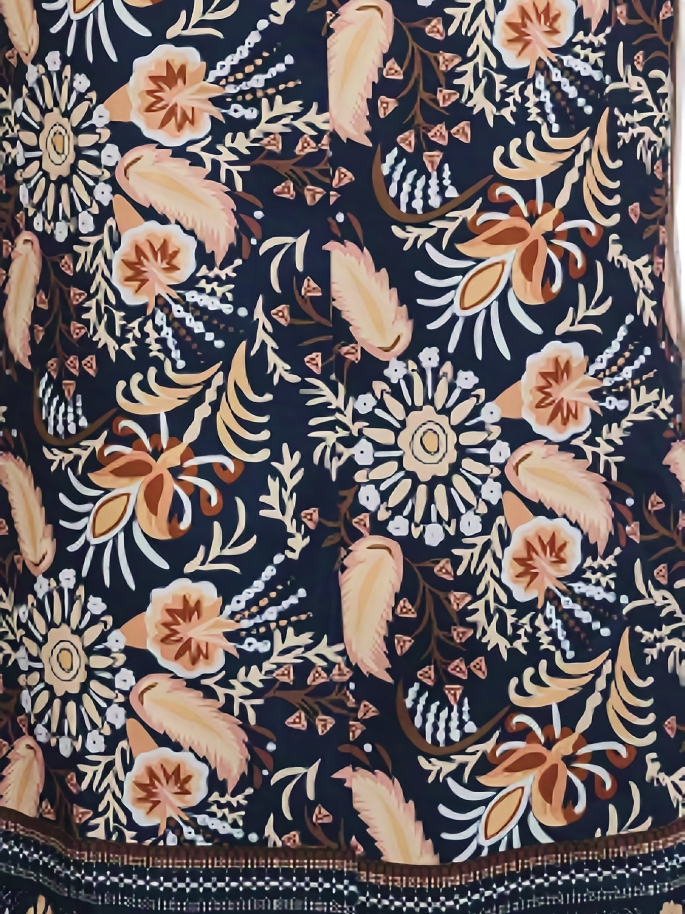 Floral Print Boho Short Sleeve Dress for Women
