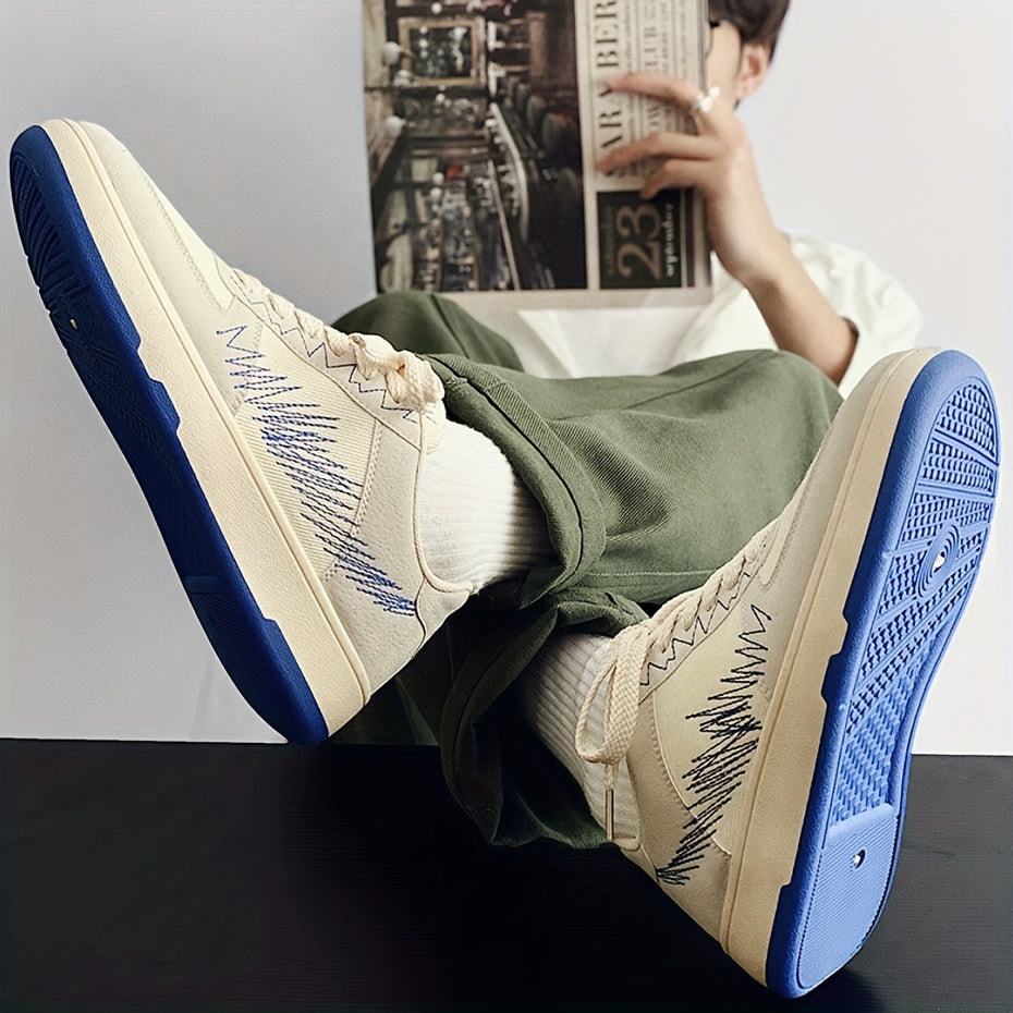 Men's Lace up Skate Shoes Breathable Good Grip