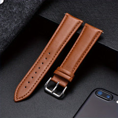 1pc Business PU Leather Strap 18 20 22 24mm Watch Strap