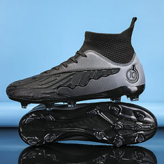 Boys High Top Non Slip Football Cleat with Spikes