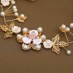 Faux Pearl Headband Bridal Hair Accessories