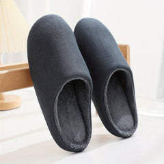 Soft Plush Cozy House Slippers for Men Winter Shoes