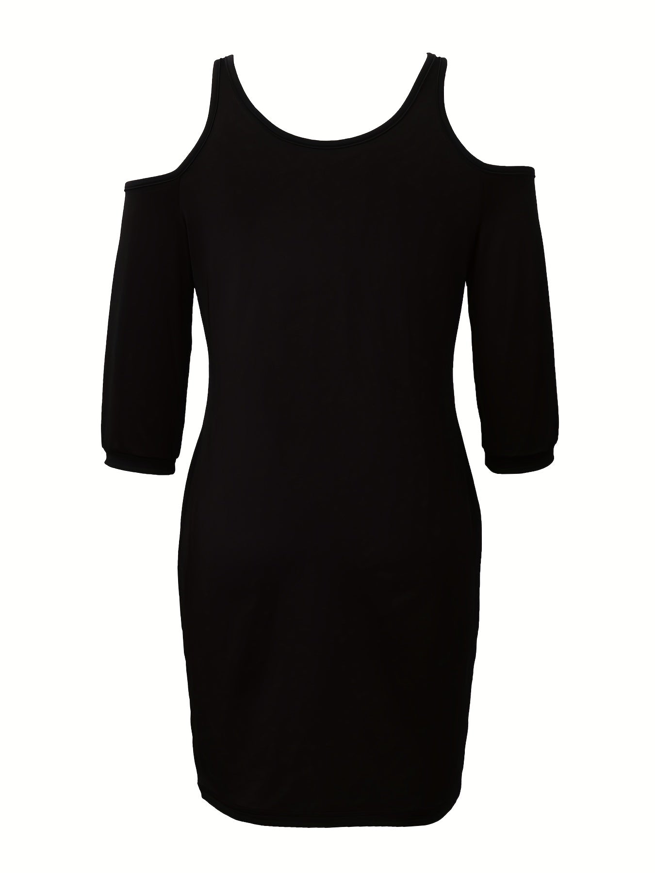Cold Shoulder Bodycon Dress for Women's Club & Party