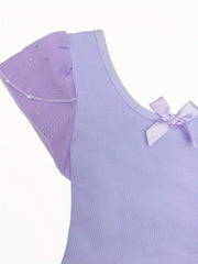 95 Cotton Girls Short Sleeve Ballet Leotard Dance Suit