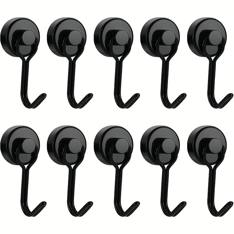 20pcs Neodymium Magnetic Hooks Heavy Duty for Grill Refrigerator Kitchen Office