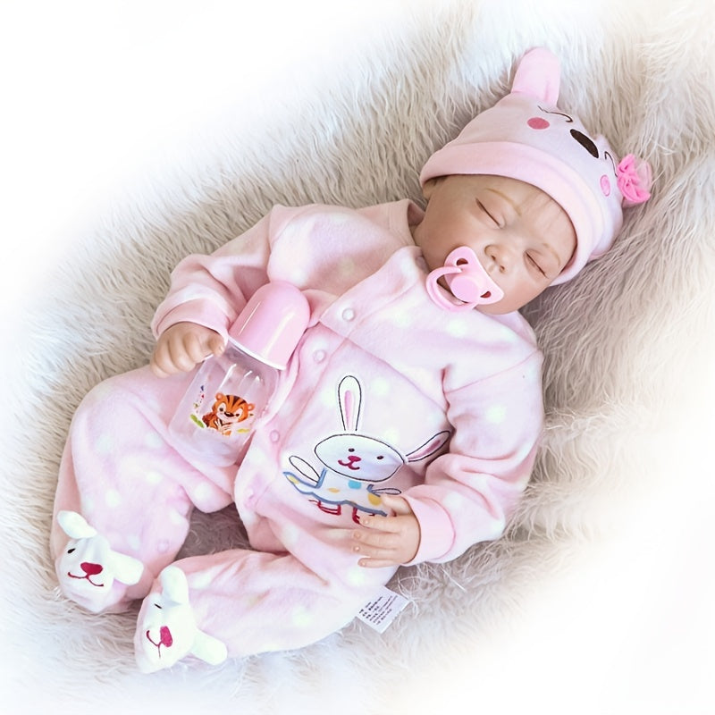 Soft Material Reborn Doll Baby Girl Silicone Doll For Children's Gift