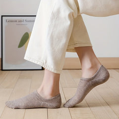 5 Pairs Mesh Low Cut Ankle Socks Breathable Lightweight Women's Stockings