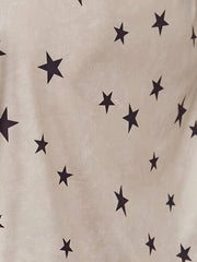 Star Print Tee & Shorts Pajama Set