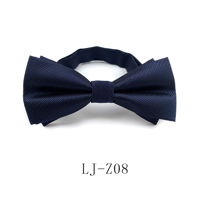 Bow Tie Dress Bow Knot Polyester Silk Yarn Wrinkle Resistant Fabric