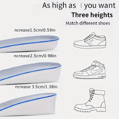 1.5 Inch Invisible Height Increase Insoles - Yellow Shoe Inserts