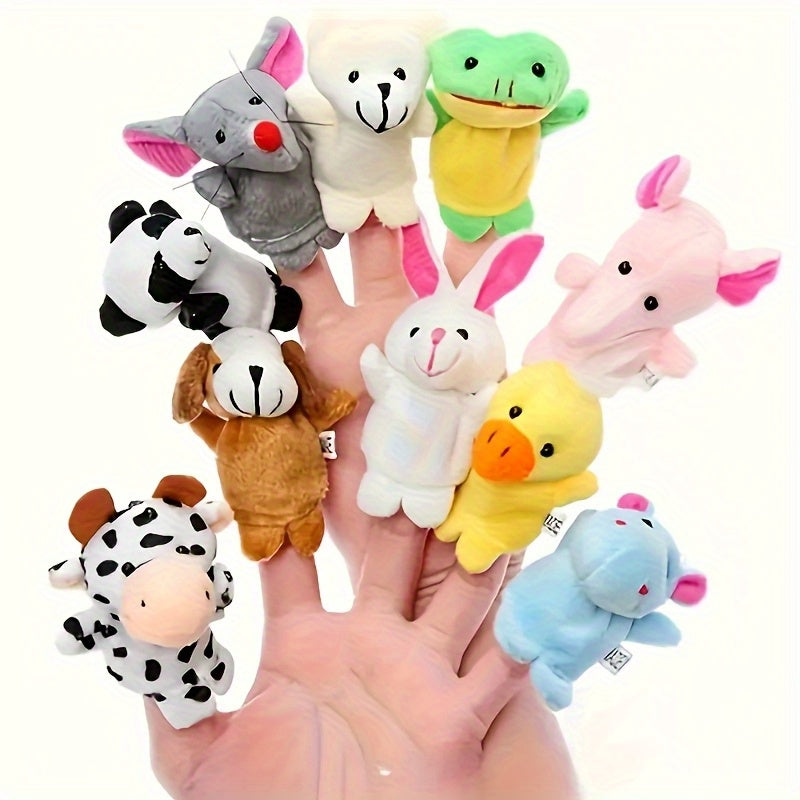 15 Mini Animal Finger Puppets & Storytelling Toys for Fun & Education