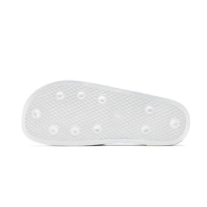 Men's Checkered Slides Non Slip Slippers Open Toe Shoes