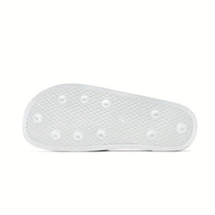 Men's Checkered Slides Non Slip Slippers Open Toe Shoes