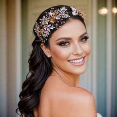 Beaded Jewelry Headband Rhinestone Headwear Bridal Wedding Dress Hair Accessorie