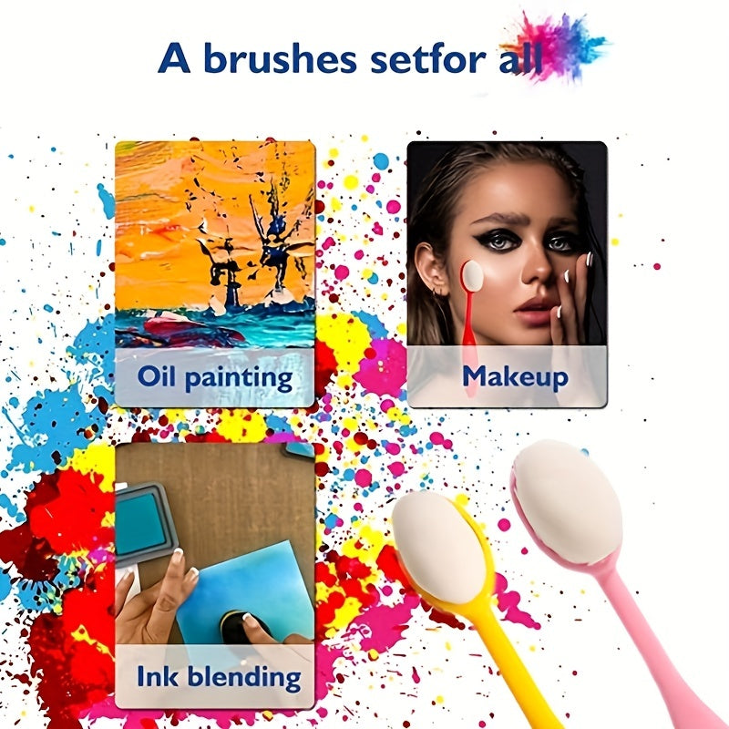 12pcs Craft Ink Blending Brush Set for Painting Drawing Card Making