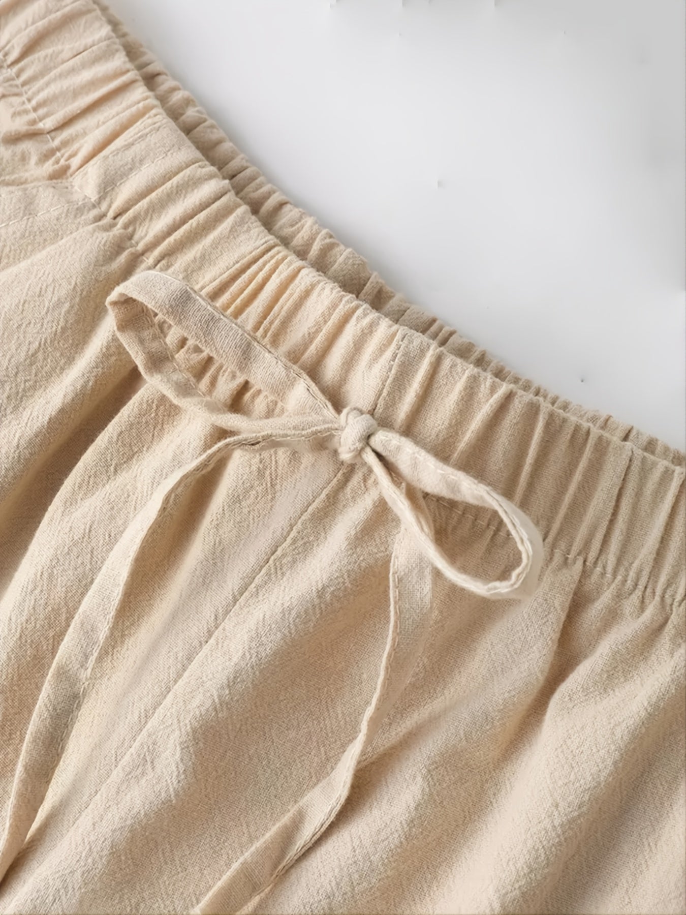 Women's Outdoor Sports Shorts with Knot Front and Loose Fit