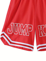 Boys Breathable Jump Kins Short For Summer Basketball Kids Clothes