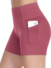 High Waist Butt Lifting Yoga Tight Shorts Sports Fitness Yoga Running Shorts