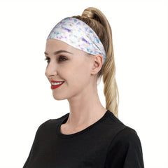 Tie Dye Headband Polyester Spandex Blend