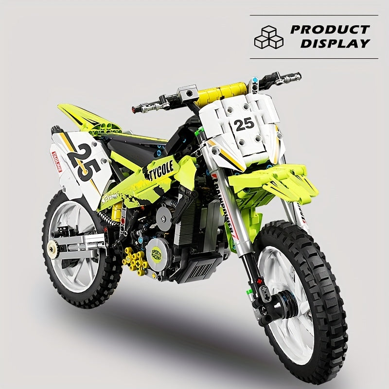 Motorcycle Series Building Blocks Cross Bricks High-tech Toys For Kids