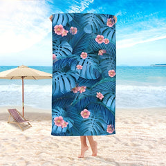 Multifunctional Microfiber Quick Drying Beach Towel for Swimming Beach Picnic