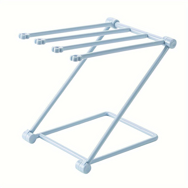 Foldable Plastic Towel Rack Kitchen Shelf Storage Sink Rag Rack