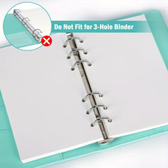 A6 Filler Paper 80 Sheets 160 Pages Blank Loose Leaf Refills