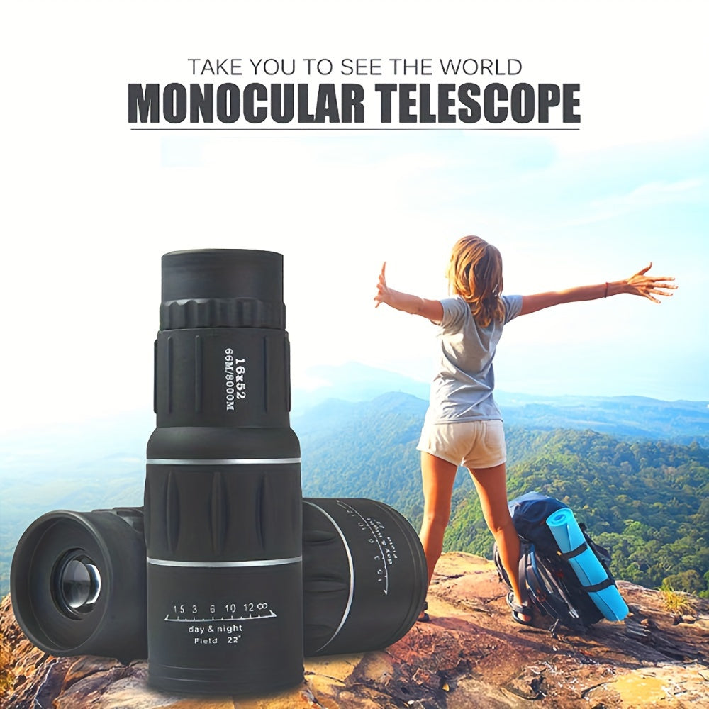 16X52 Monocular Telescope High Powered for Outdoor Activity