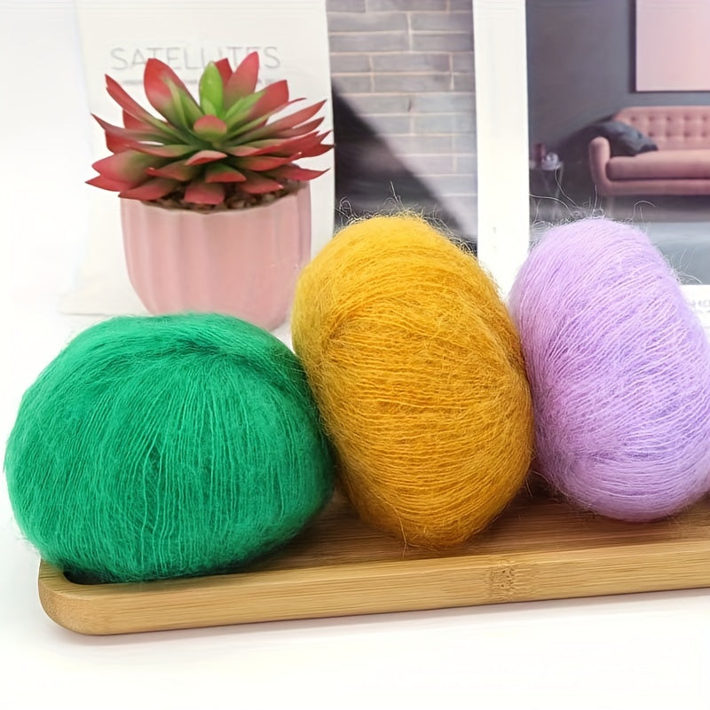 5pc Mohair Yarn for DIY Knitting & Crocheting Sweater & Shawl