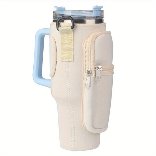 Portable Cup Insulated Holder With Strap for 40oz Handle Cup