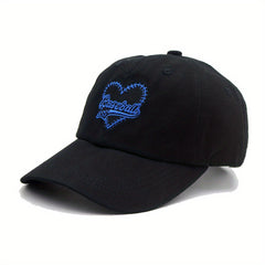 Embroidery Sunshade Baseball Cap Outdoor Peaked Cap