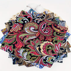 7 Pcs Small Square Patchwork Sewing Pure Cotton Cloth DIY Fabric Pack