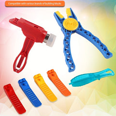 9pcs Small Particle Building Block Tool Set Pliers Toy Kit Disassembly Special P
