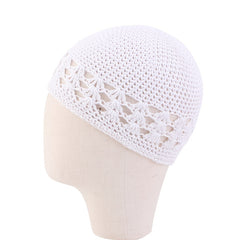 Children's Mesh Hat Hand Knitted Cotton Line Hat
