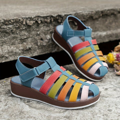 Women Summer Colorful Open Toe Flip flops Beach Sandals Shoes Breathable