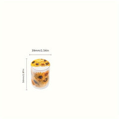 Small Garden Flower Collage Tape, 2m