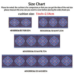 Bohemian Vintage Hallway Rug Moroccan Style Kitchen Mat