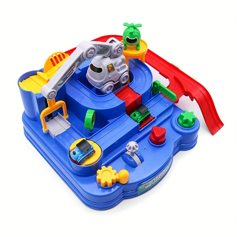 Plastic Car Adventure Inertia Toy Set
