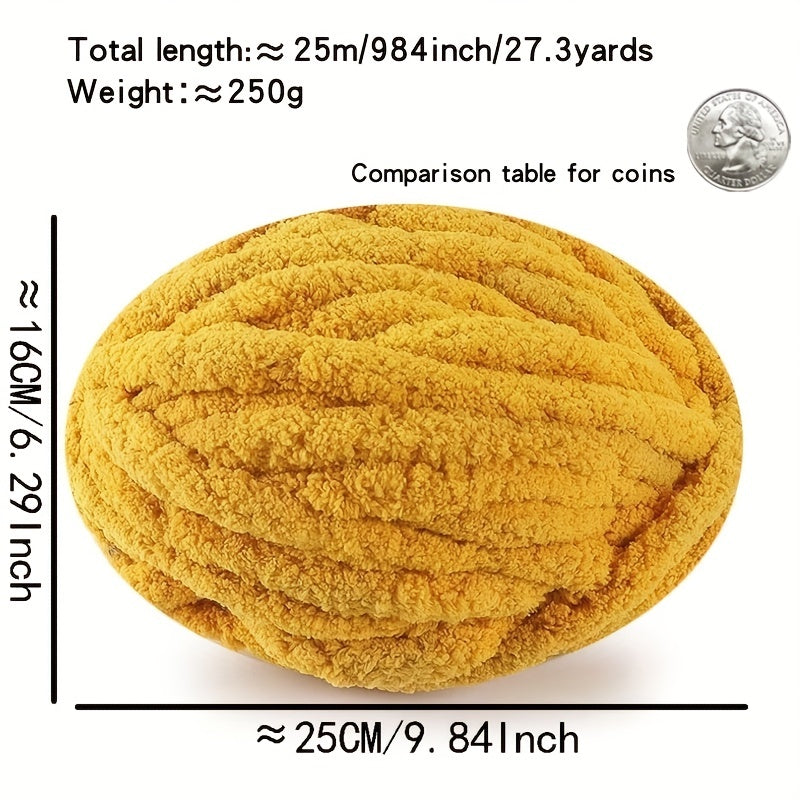 2pcs Thick Chenille Yarn for DIY Knitting & Crocheting Cat Dog Houses