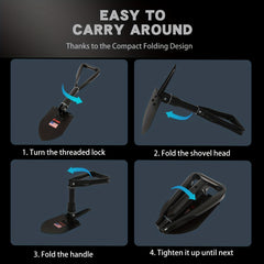 Portable Folding Shovel Small Survival Shovel For Outdoor Camping