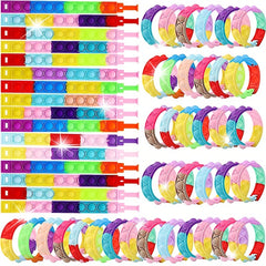 6pcs Fidget Bracelets Adjustable Silicone Bracelet Accessories