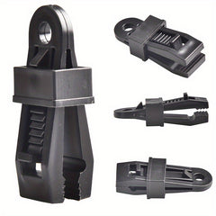 4pcs Awning Hook Lashing Buckle for Tarpaulin and Tent - Camping Essential