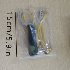 Mini Slingshot with Camo Handle for Fun Play