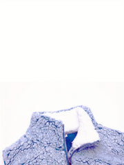Double Sided Plush Vest Jacket Warm Winter Sleeveless Women's Clothing