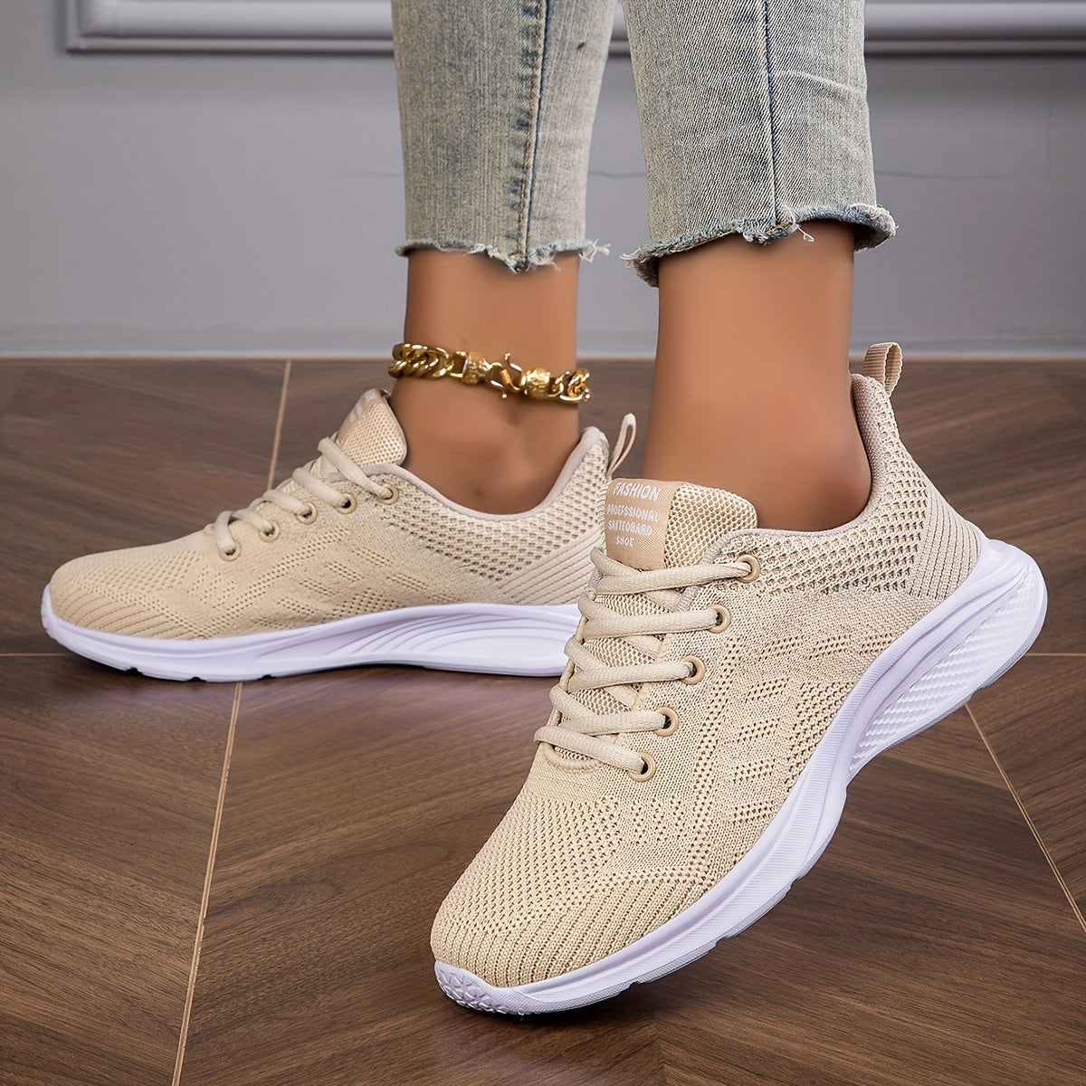Women's Mesh Tennis Sports Shoes Lightweight Breathable Non slip