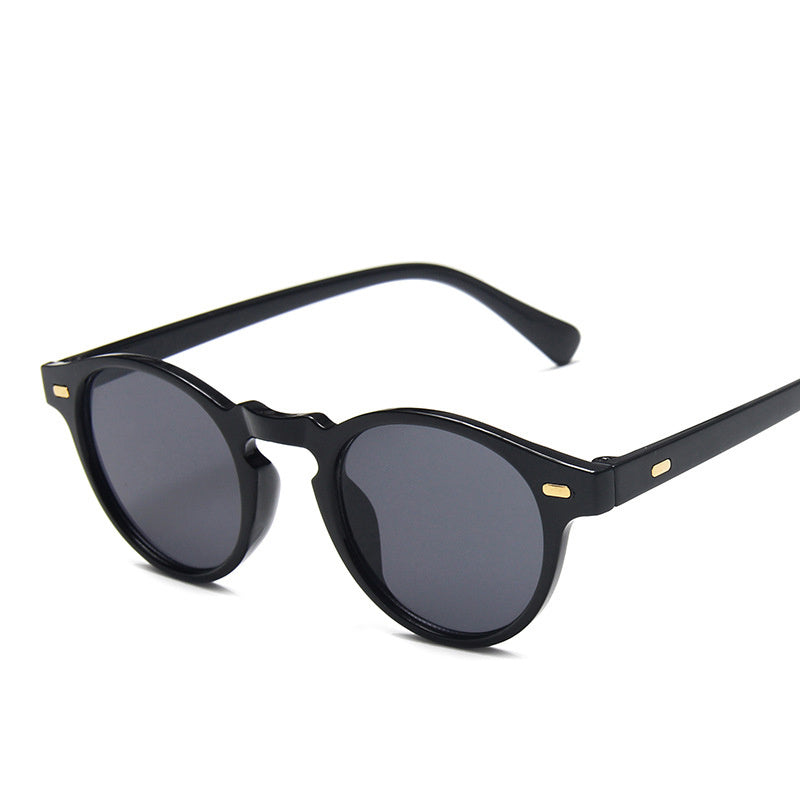 Classic Retro Oval Rivet Sunglasses Polarized UV400