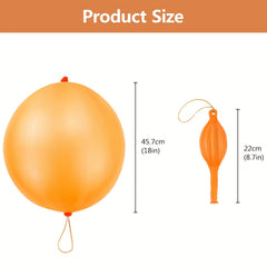 46pcs Punch Balloons Assorted Party Favors Bounce Balloons For Birthday Party